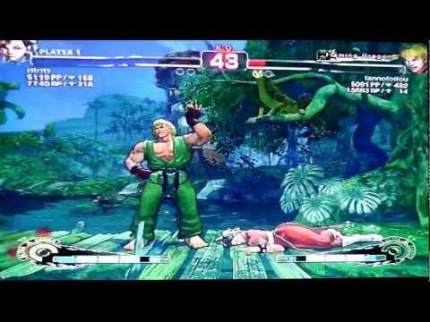 SSF4 AE - ritrits (Chun li) vs tannotoitou (Ken)