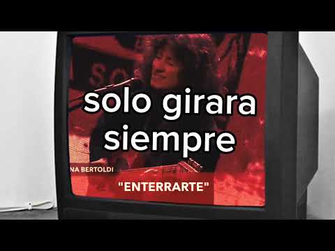 Enterrarte-Marilina Bertoldi en vivo KARAOKE