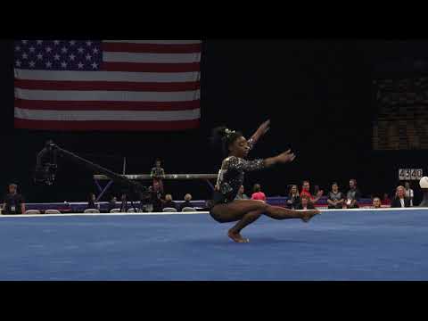 Simone Biles – Floor Exercise – 2018 U.S. Gymnastics Championships – Senior Women Day 1