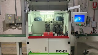 MÁY CẮT NGANG VẠCH PHẤN CAO TỐC WFS-120 | Test thử chức năng cắt theo vạch phấn