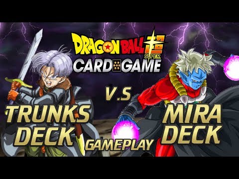 SSJ TRUNKS VS MIRA BATTLE! DBS CARD GAME
