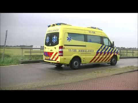 ambulance s met spoed in Krommenie Wormerveer Zaandam en Ijmuiden