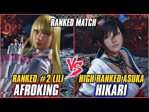 TEKKEN 8 ▰ AFROKING (#2 Ranked Lili) vs HIKARI (Asuka) ▰ T8 HIGHLEVEL GAMEPLAY