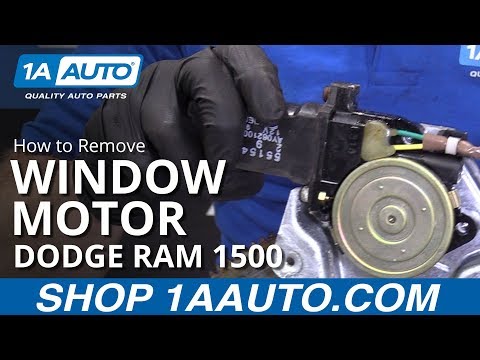 How to Replace Window Motor 94-02 Dodge Ram 1500