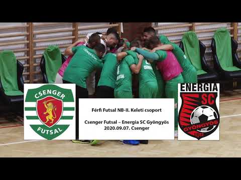 CSENGER FUTSAL - ENERGIA SC GYÖNGYÖS összefoglaló 2020 09 07