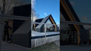 Touring a 400 sq ft Prefab Cottage with an A-Frame front! #hometour