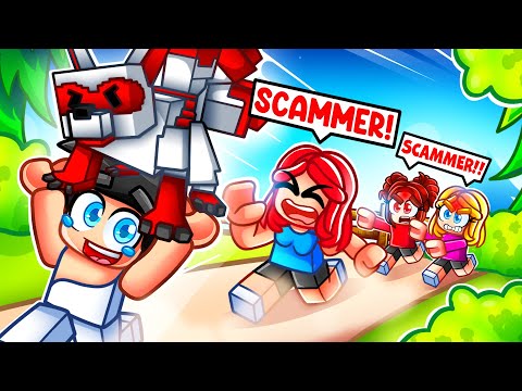 E GIRL Scammers Get EXPOSED on Grow a Garden...