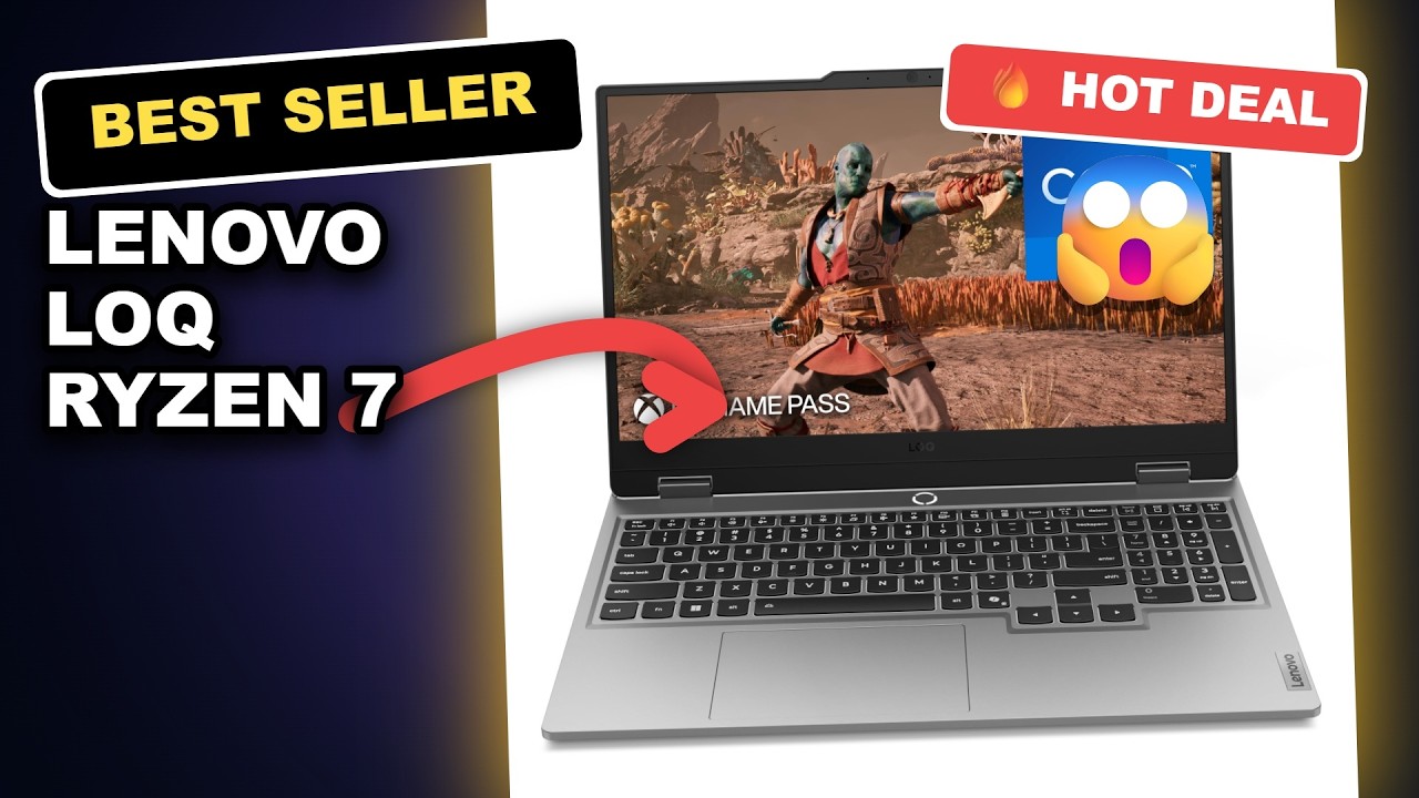 Lenovo LOQ Ryzen 7 RTX 5050 Review: Is This Budget Gaming Laptop Worth It? review video