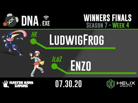 DNA.EXE S7:W4 - HK | LudwigFrog (Greninja, Ganon) Vs. IluZ | Enzo (Pokemon Trainer) - Winners Finals