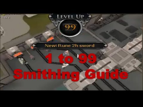 1-99 Smithing Guide Runescape 2014 - Expensive and Cheap Methods [P2P only] EOC