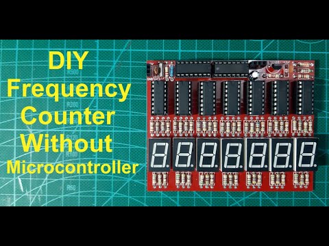 Learn DIY Frequency Counter Without Microcontroller Circuit Diagram