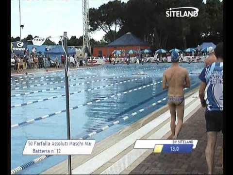 Serie 11 dei 50 Farfalla  Assoluti Maschi Master - 13 Memorial Andrea Bettiol