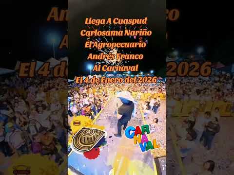 Andrés Franco - El Agropecuario - Llega a Cuaspud Carlosama Nariño Colombia.