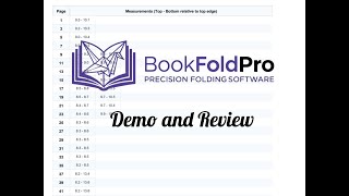 BookFoldPro Rewiew and Tutorial