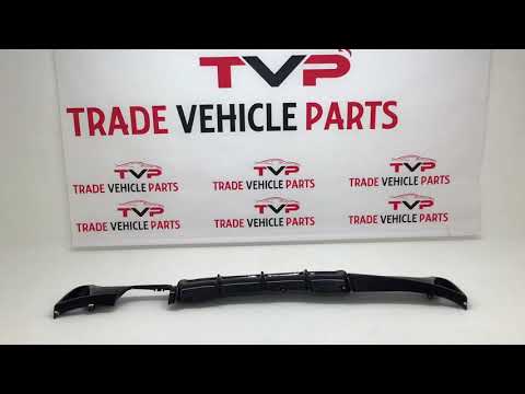 Fits BMW 4 Series F32 F33 F36 Rear Diffuser M Performance Style Twin Exhaust Gloss Black video