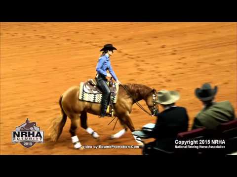 Tinsel Town Light ridden by Vanessa Strotmann  - 2015 NRHA Futurity (Open Futurity Second Go)