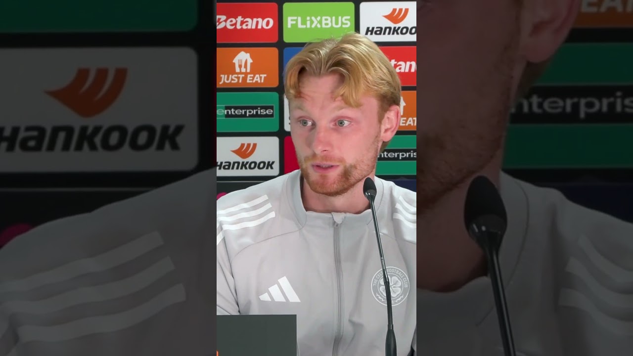 🗣️ Liam Scales shares his thoughts ahead of #CelticSturmGraz at Paradise