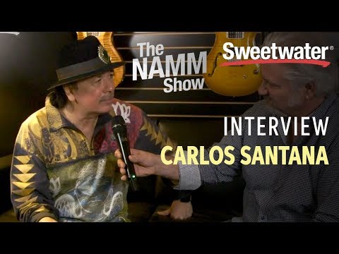 Carlos Santana Interview at Winter NAMM 2019