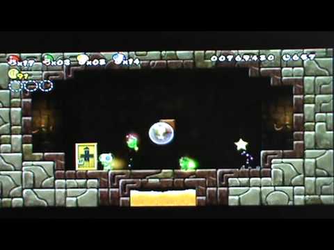 New Super Mario Bros Wii Part 4: Spiky balls come out