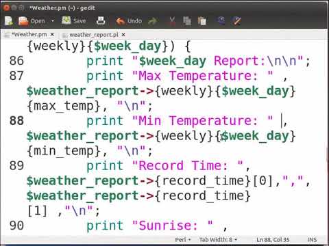Sample PERL program - Telugu