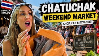 We Got LOST in the World's Biggest Weekend Market 🇹🇭