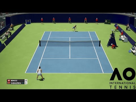 Belinda Bencic vs Aryna Sabalenka - AO International Tennis - PS4 Gameplay