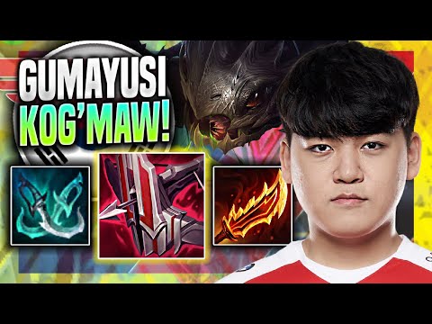 GUMAYUSI PERFECT GAME WITH KOG'MAW! - T1 Gumayusi Plays Kog'maw ADC vs Tristana! | Season 11
