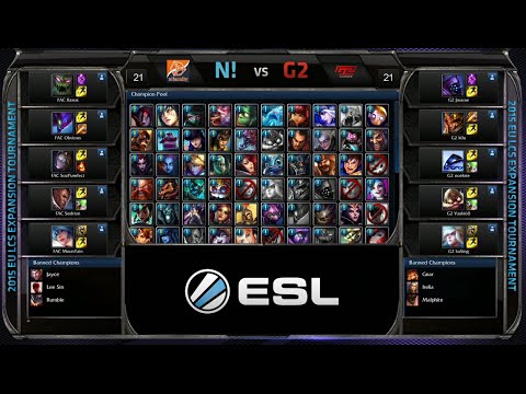 Gamers 2 vs n!faculty Game 2 | EU LCS Expansion Tournament Spring 2015 | G2 vs N! G2