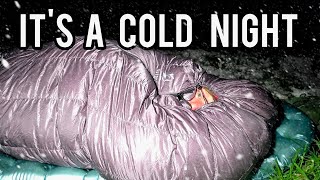 Coldest night so far, Outdoor Vitals sleeping bag TEST! 