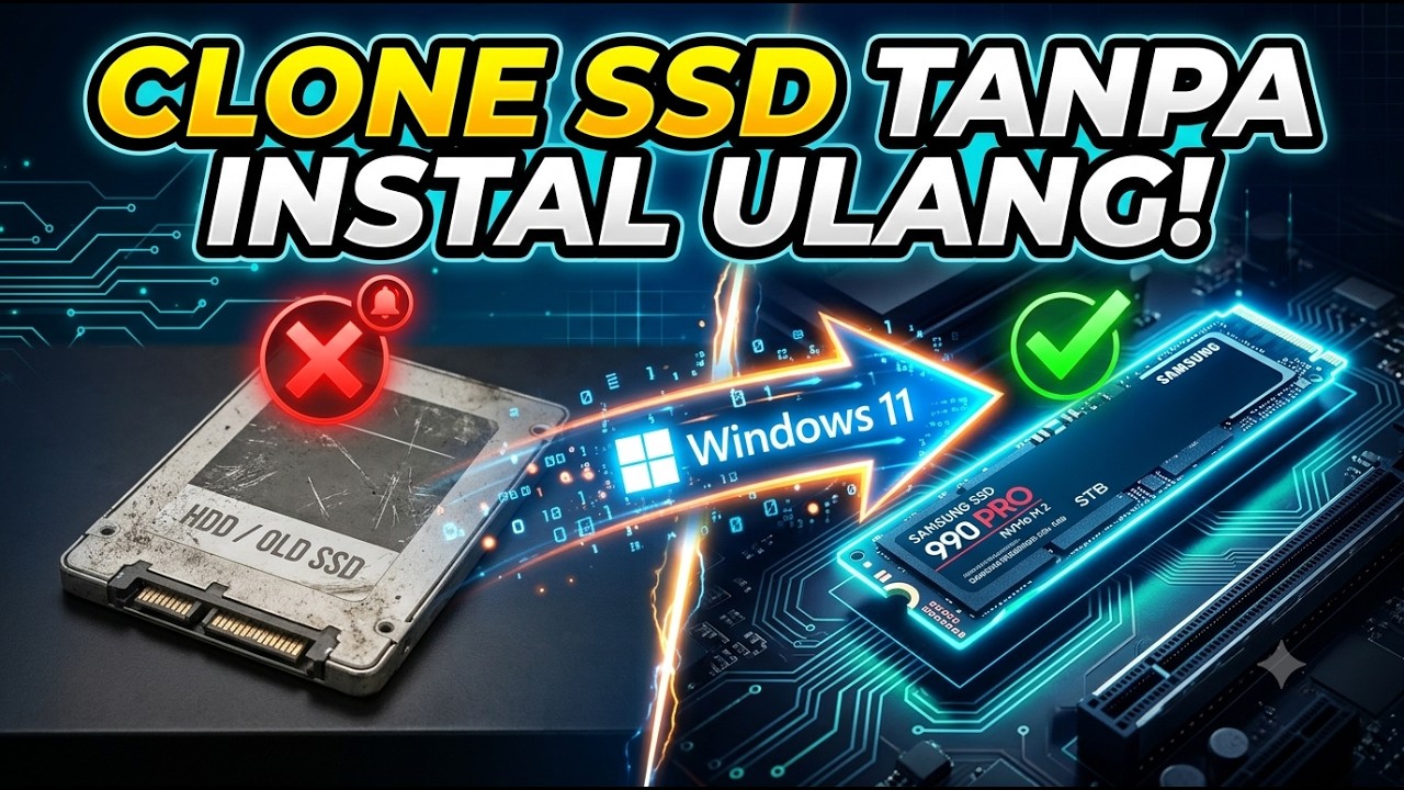 IDAK PERLU INSTALL ULANG WINDOWS! Cara Cloning Windows ke SSD Paling Mudah 2026