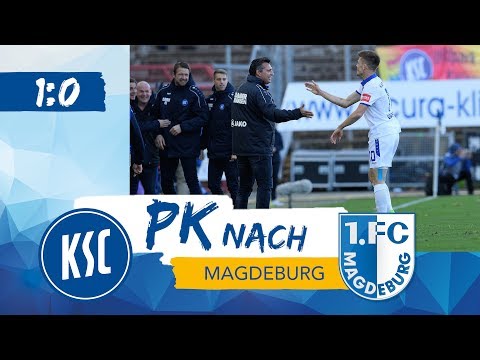 KSC-Pressekonferenz nach Magdeburg