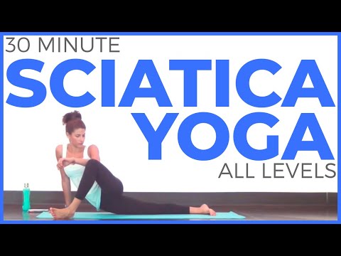 30 minute Yoga for SCIATICA and LOW BACK PAIN (All Levels) | Sarah Beth Yoga