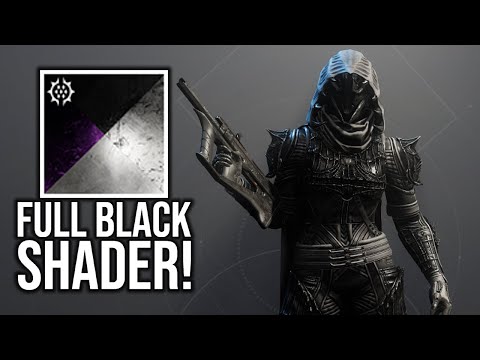 New Full Black Shader! Do Not Miss This! - Destiny 2 Lightfall