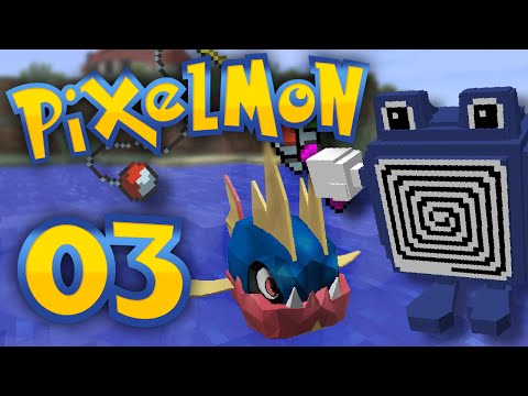 Pixelmon - Episode 3 | Fishing for a Gym Battle!