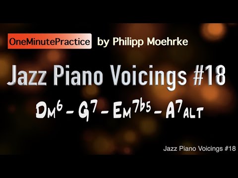 OneMinutePractice - Jazz Piano Voicings #18