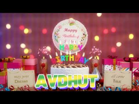 AVDHUT Happy Birthday Song with Names 🌟 Happy Birthday to You