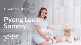 PYONG LEE E SAMMY ESCOLHEM TRICOT LUXO BRANCO PARA QUARTO DE BEBÊ DO JAKE  | GRÃO DE GENTE