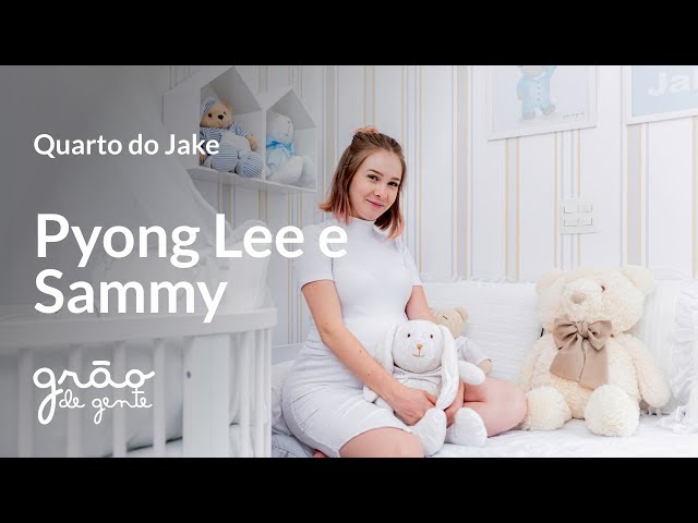 PYONG LEE E SAMMY ESCOLHEM TRICOT LUXO BRANCO PARA QUARTO DE BEBÊ DO JAKE  | GRÃO DE GENTE