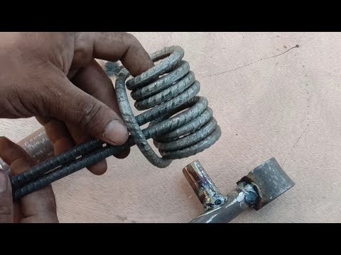 I make a steel knot by bending rebar /easy and useful techniques for metal Bending,