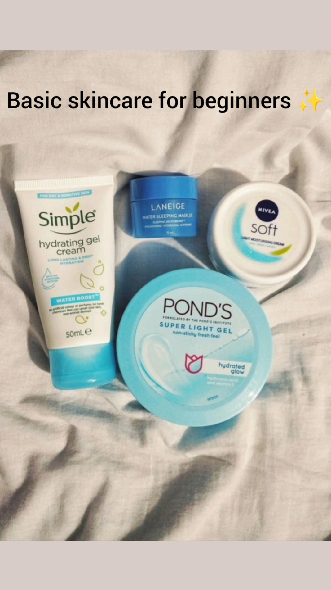 Mulai perjalanan kecantikanmu dengan basic skincare yang simpel dan efektif! ✨❤️