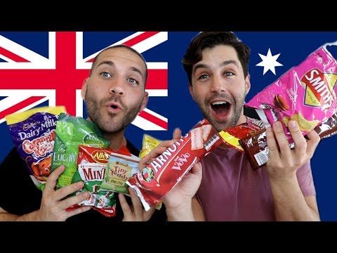 AUSTRALIAN SNACKS EATEN BY AMERICAN ICONS JOSH PECK and UGH ITS JOE Video