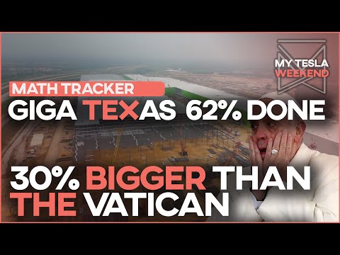 Giga Texas 30% bigger than Vatican City and it's 62% done