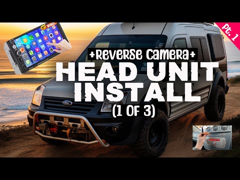 Removing the Factory Stereo from a 2010 Ford Transit Connect | Plus Reverse Parking Camera