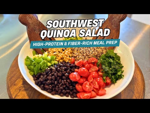 Southwest Quinoa Salad | Easy Plant-Based Recipe with Protein + Fiber