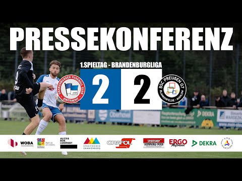 Pressekonferenz /// OFC vs. BSC Preußen 07 / Endstand 2:2