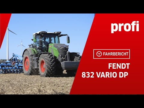 New tractor with 343 hp! Fendt 832 Vario DP | #test report