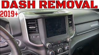 Ram 1500 Center Stack/Dash Panel Removal (2019+)
