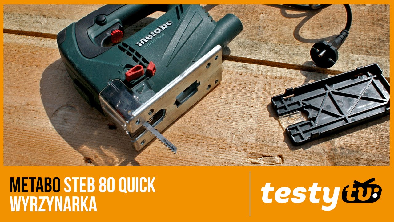 Лобзик Metabo STEB 80 Quick (601041500)  590Вт 3300ход/мин 80мм-дер 8мм-мет маятниковый в кейсе