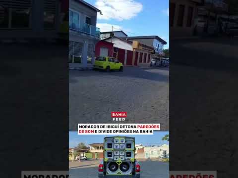 MORADOR DE IBICUI DETONA DONOS DE PAREDÃO DE SOM E DIZ QUE O SÃO JOÃO DA CIDADE FOI MELHOR SEM OS PA