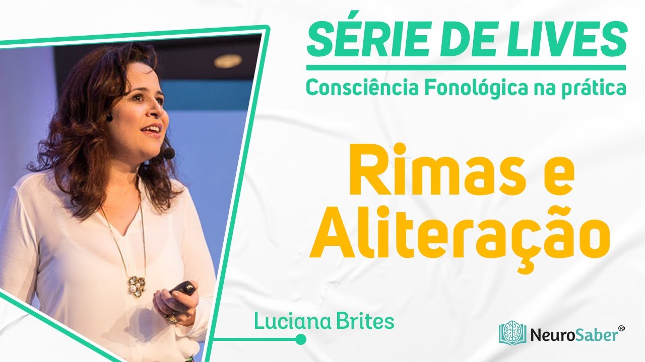Rimas e Aliteração - Consciência Fonológica na Prática | LIVE NeuroSaber